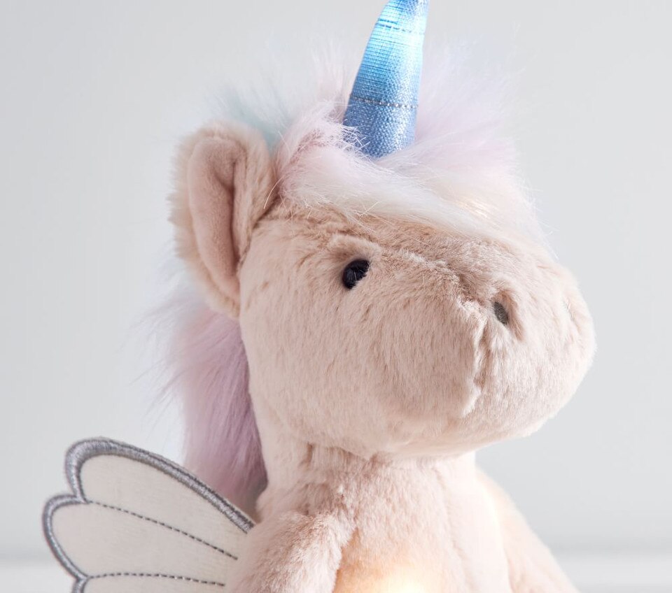unicorn stuffed animal that lights up